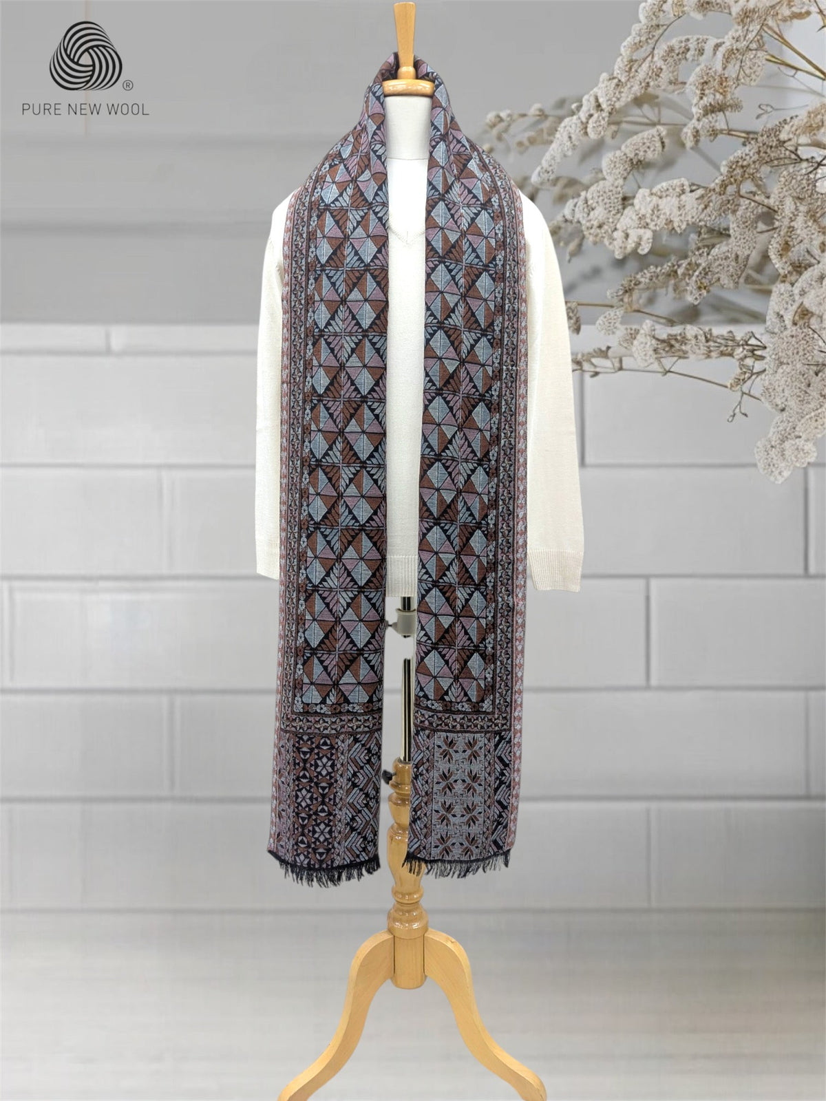 MEN'S SHAWL PURE WOOL