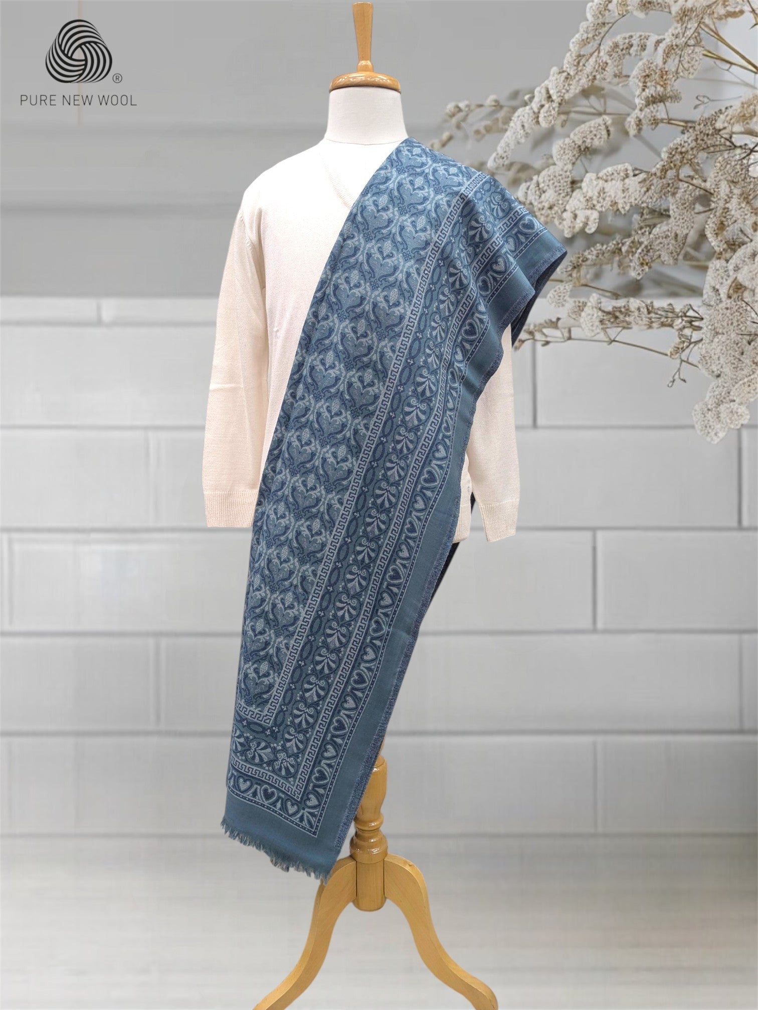 MEN'S SHAWL PURE WOOL
