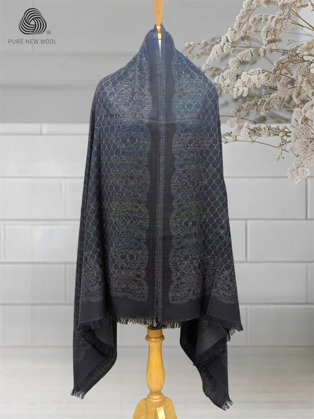 WOMEN'S PURE WOOL SHAWL