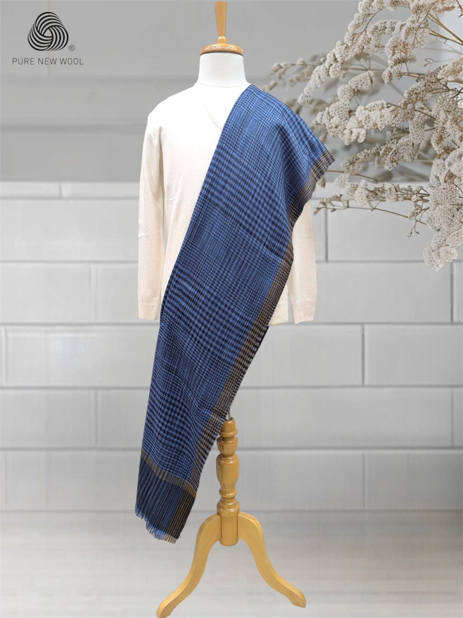 MEN'S SHAWL PURE WOOL