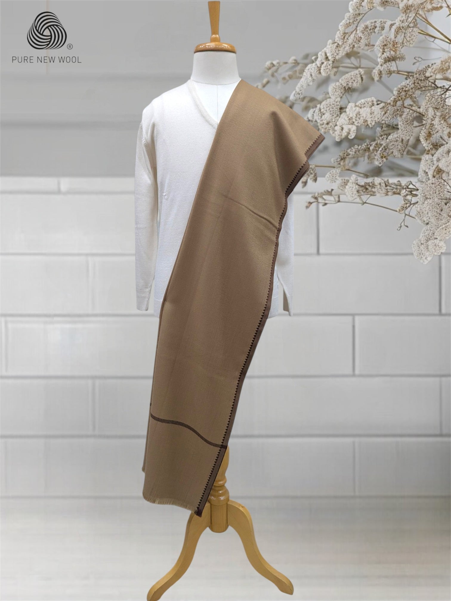 MEN'S SHAWL PURE WOOL