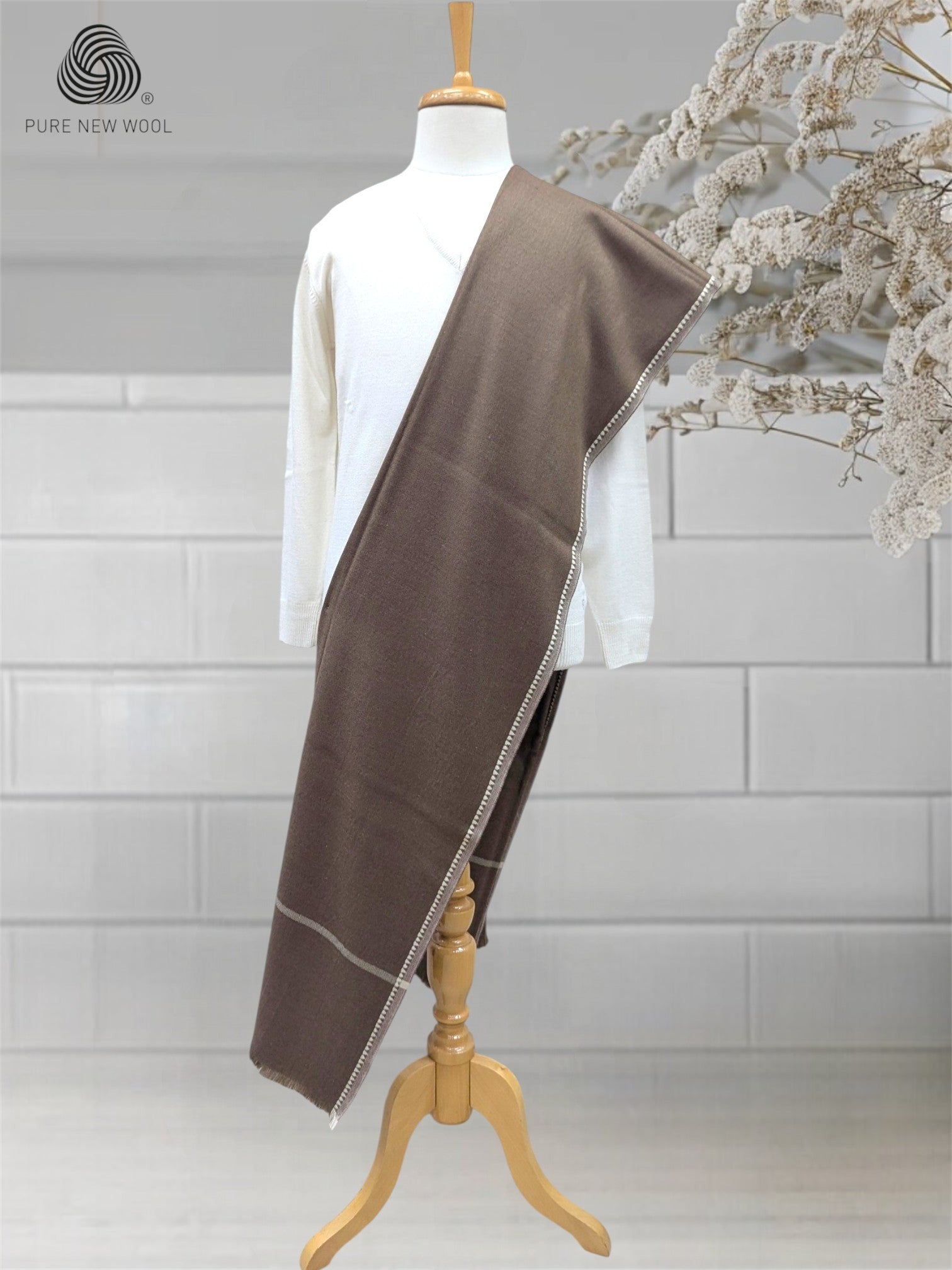MEN'S SHAWL PURE WOOL