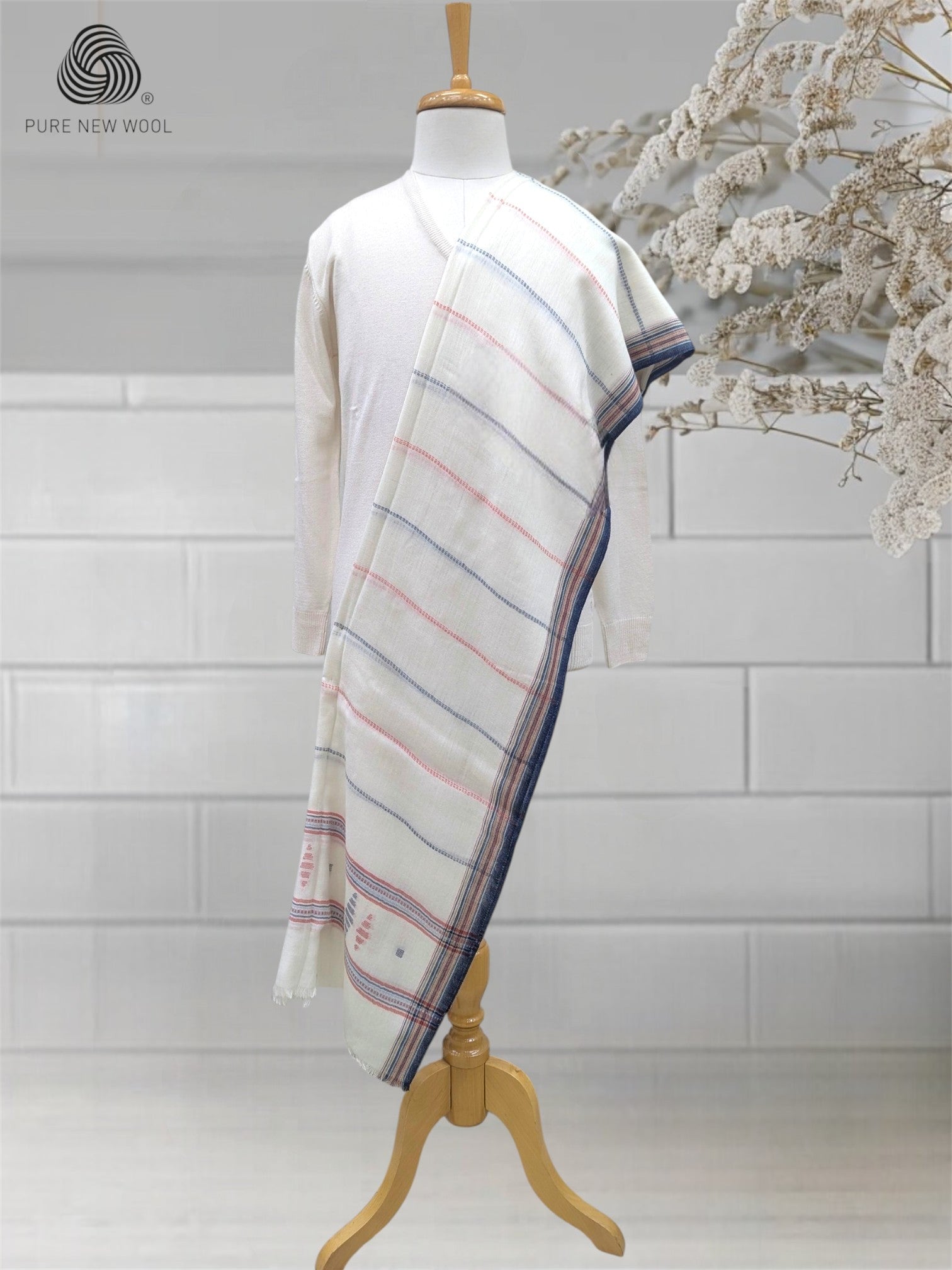 MEN'S SHAWL PURE WOOL