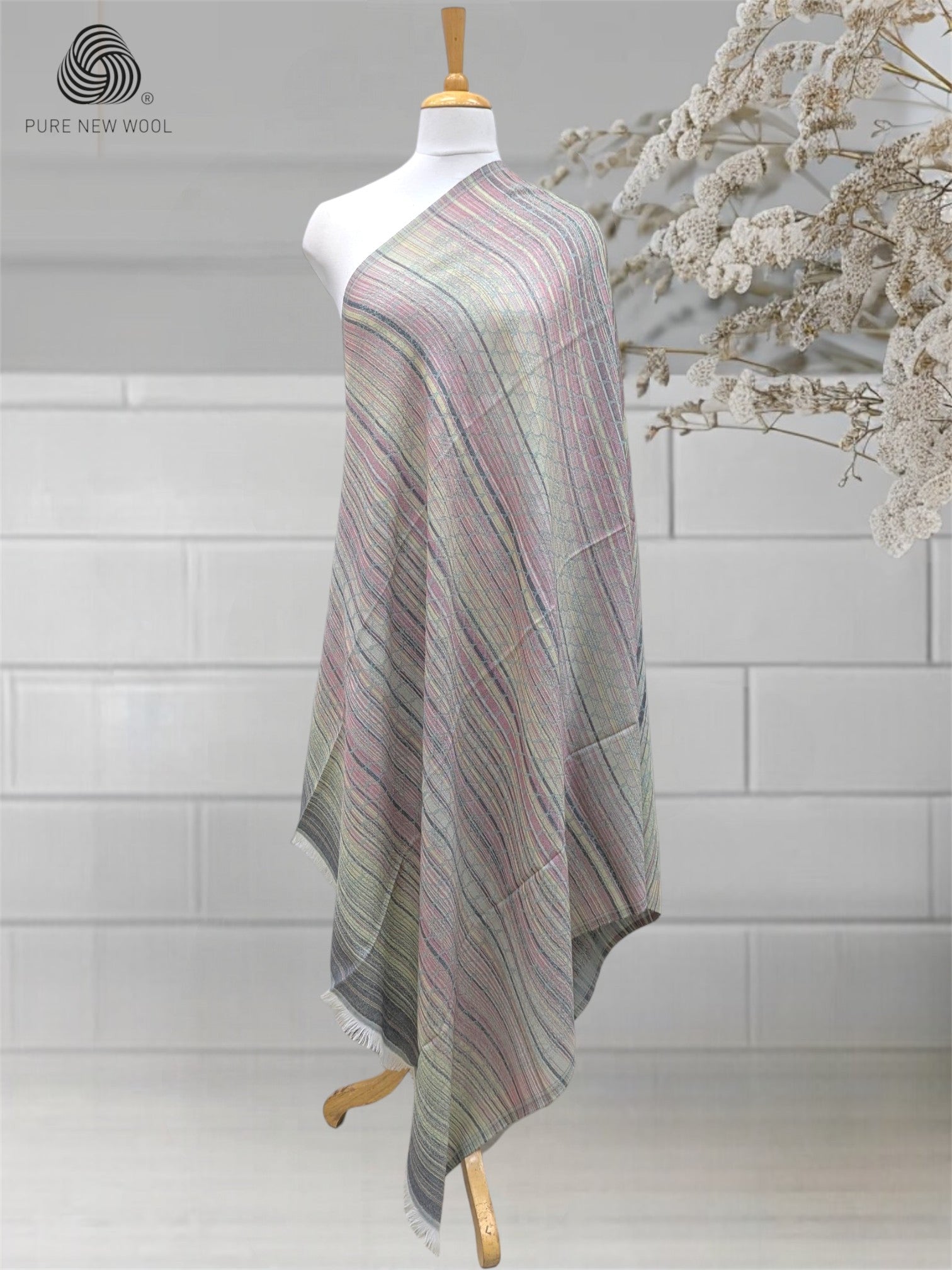 WOMEN'S PURE WOOL SHAWL