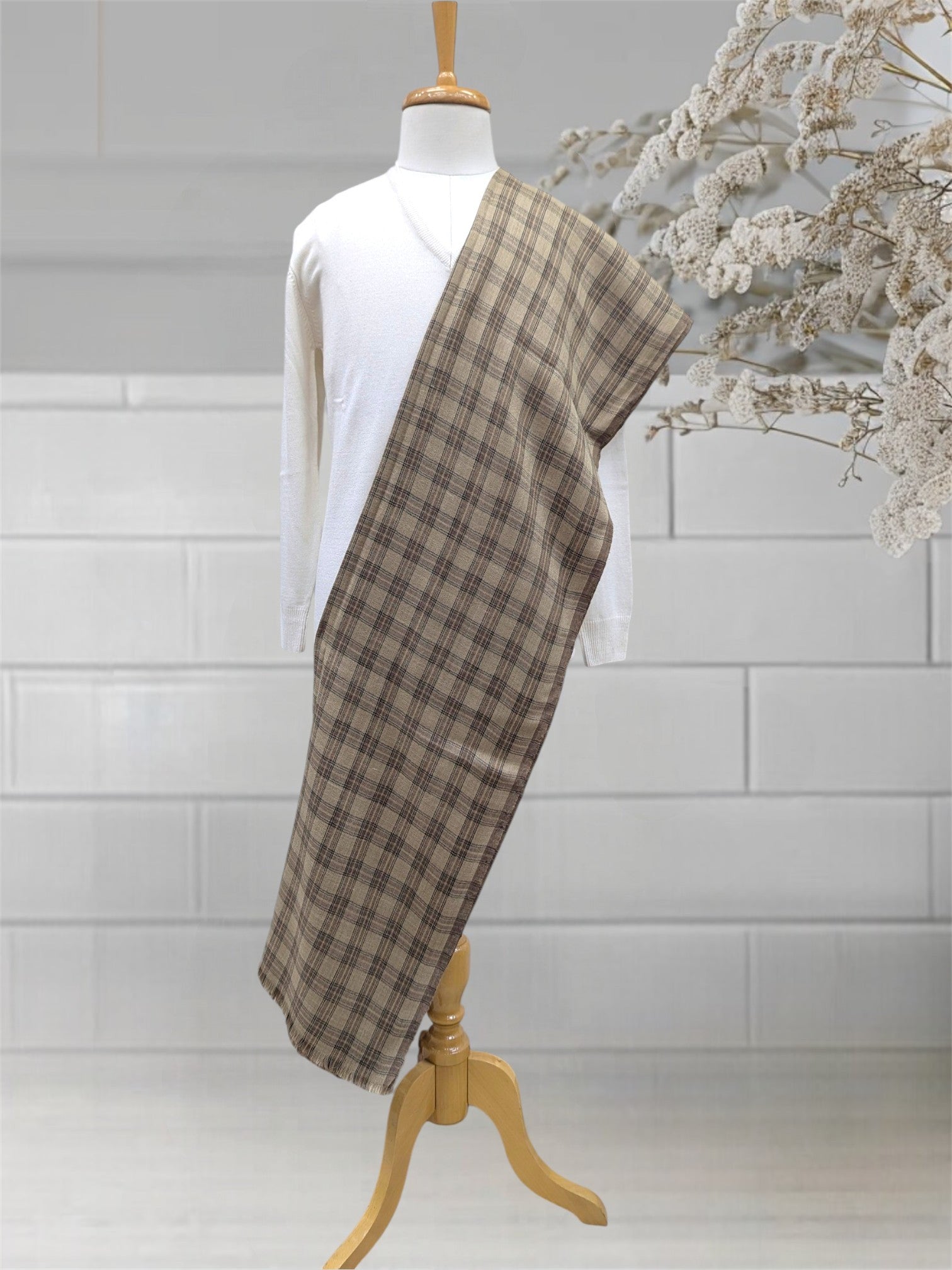 MEN'S SHAWL ACRO WOOL