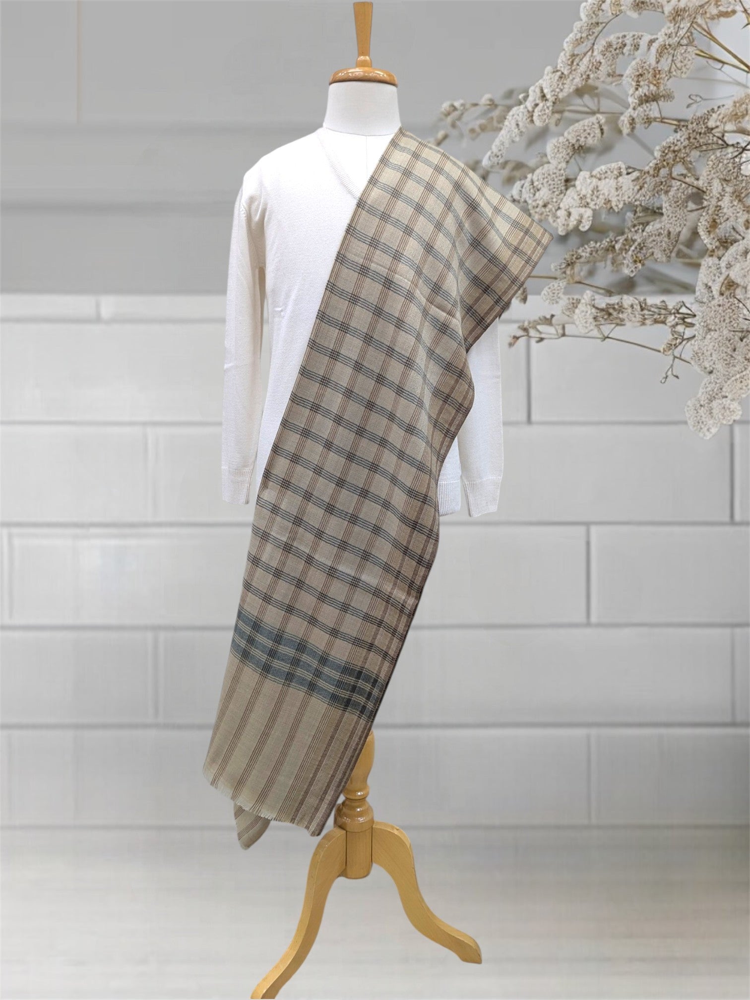 MEN'S SHAWL ACRO WOOL