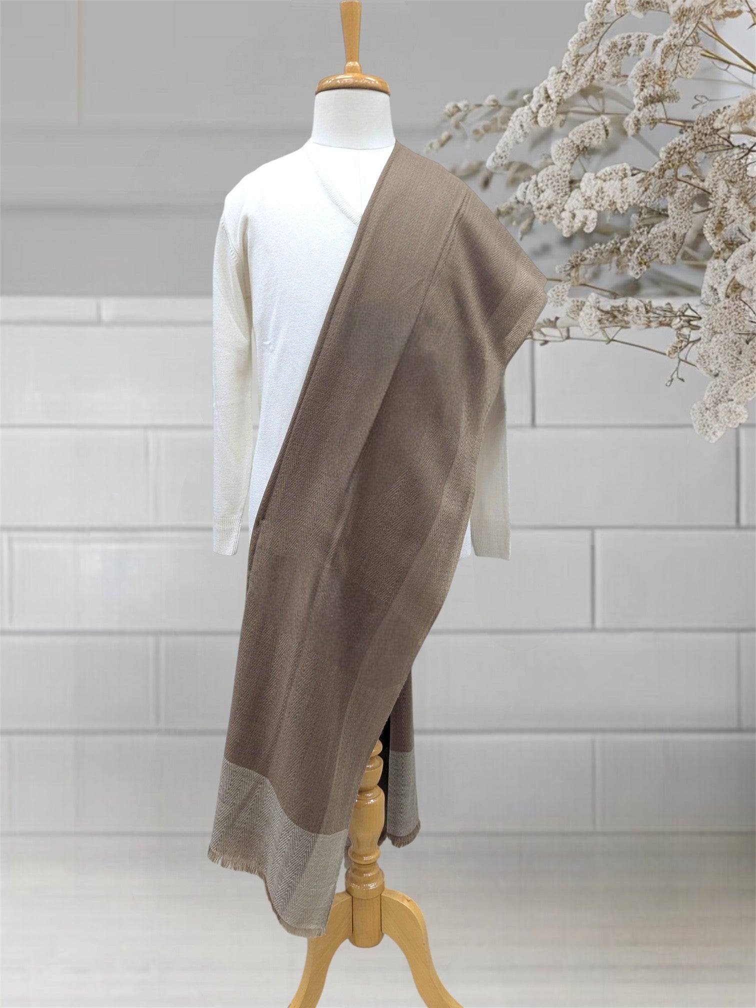 MEN'S SHAWL ACRO WOOL