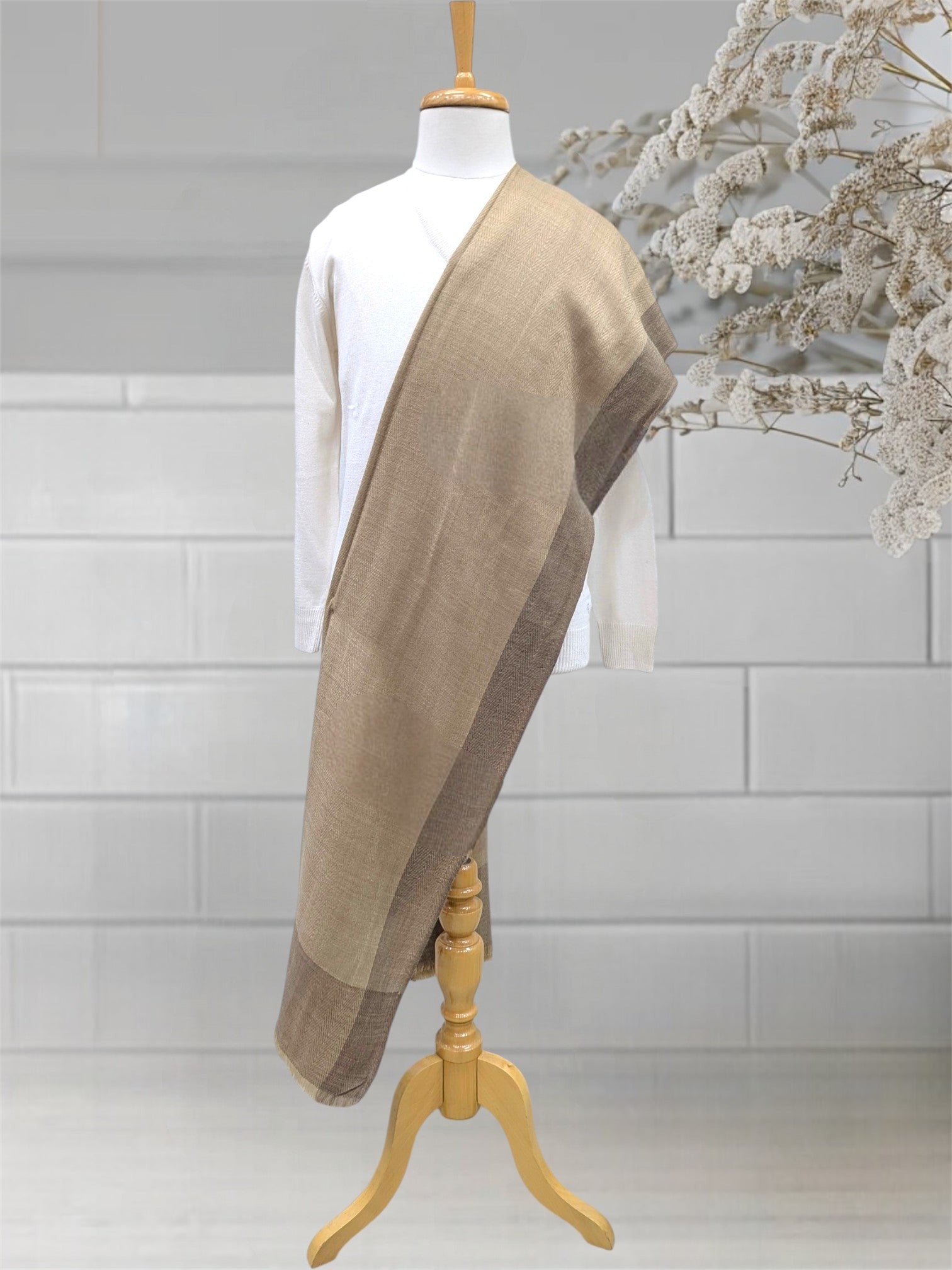 MEN'S SHAWL ACRO WOOL