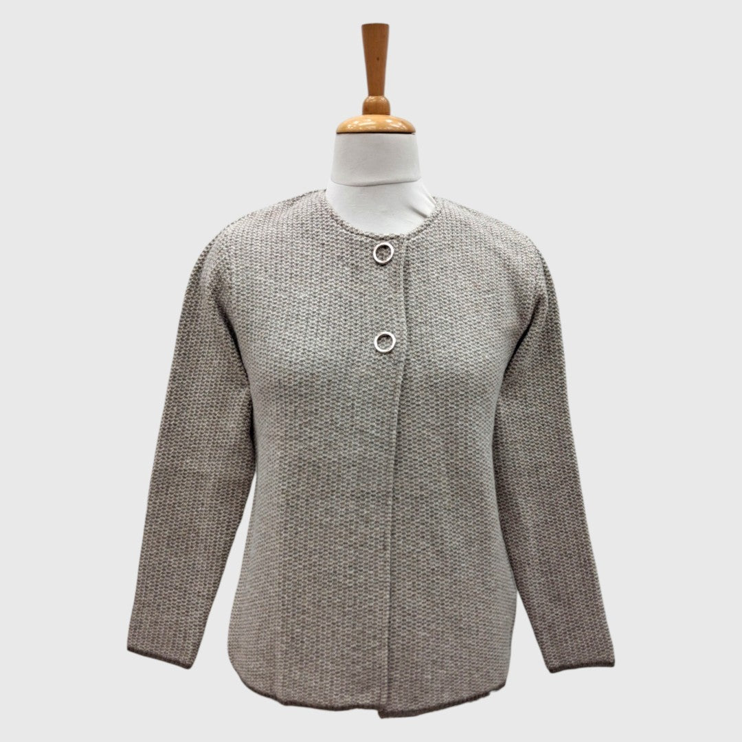 WOMEN'S R NECK CARDIGAN