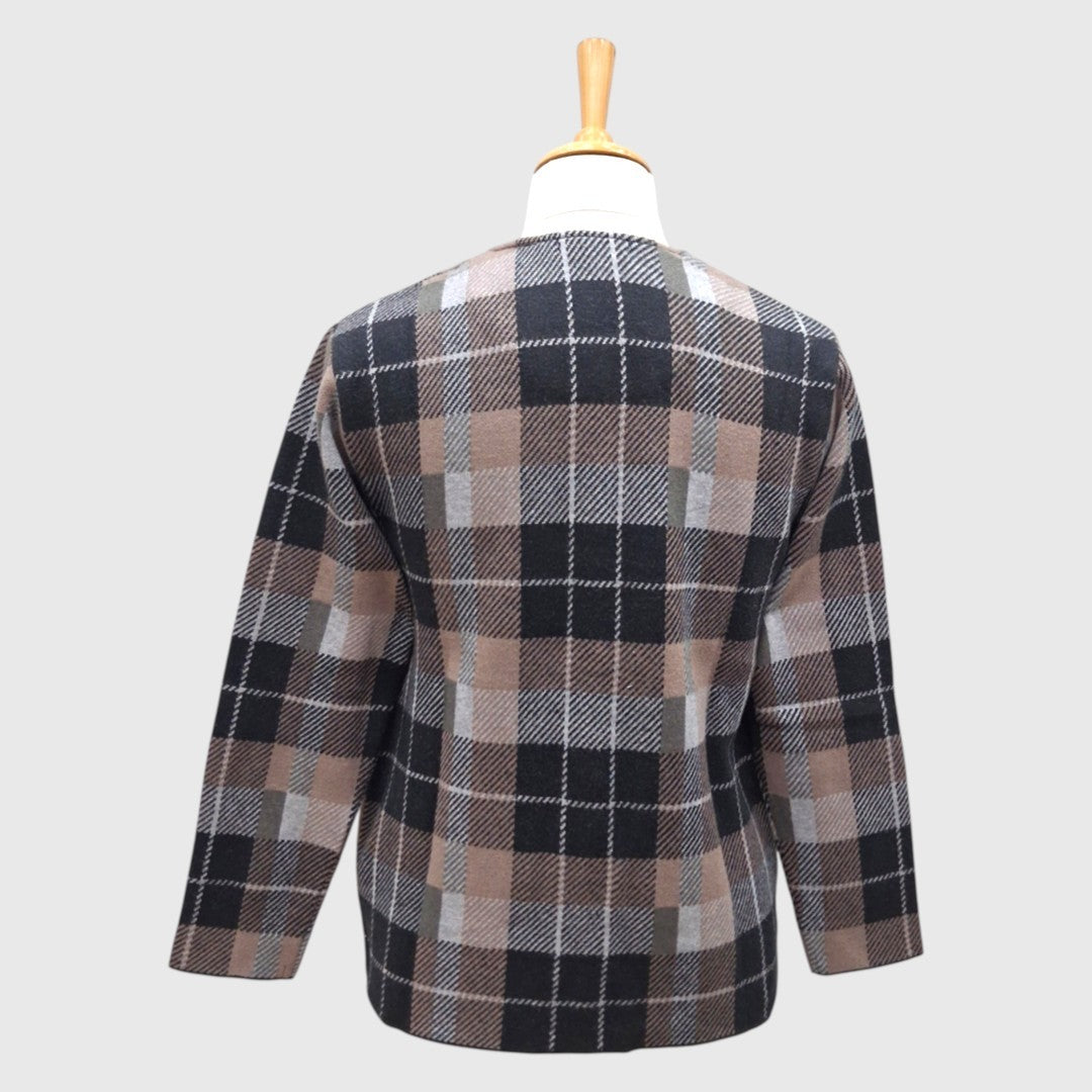 WOMEN'S R NECK CARDIGAN