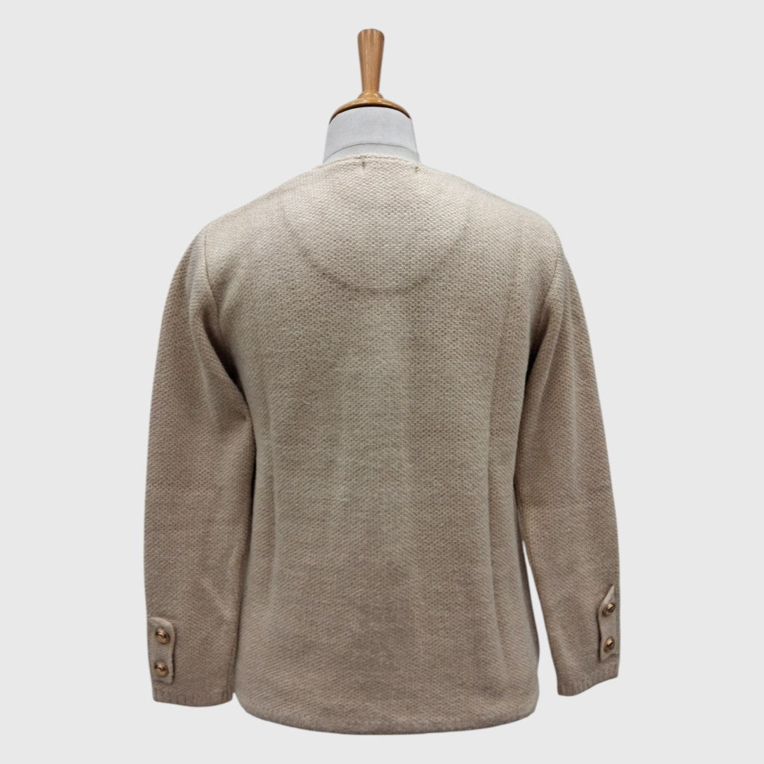 WOMEN'S R NECK CARDIGAN
