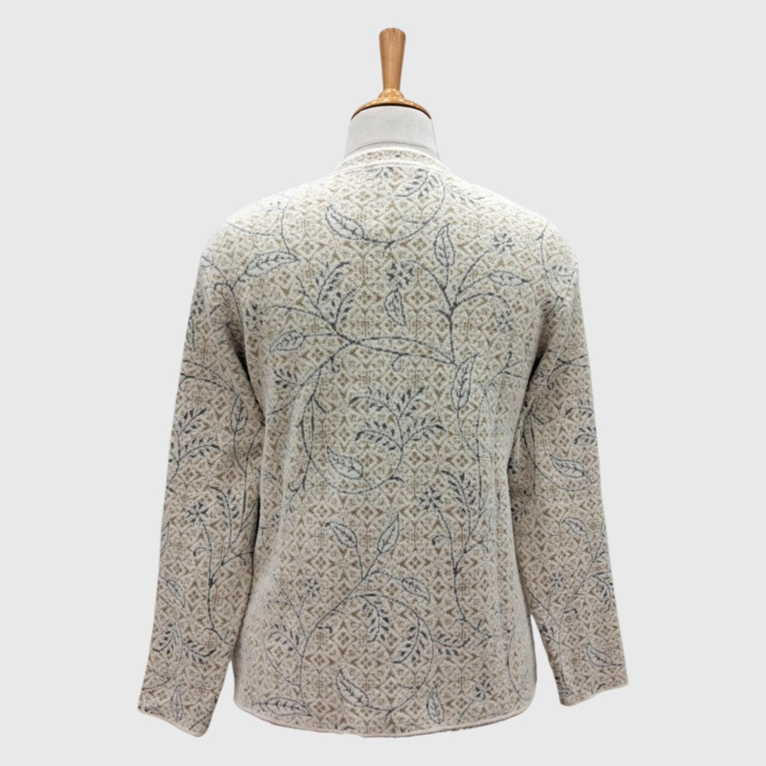 WOMEN'S R NECK CARDIGAN