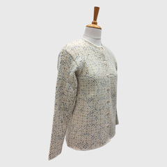 WOMEN'S R NECK CARDIGAN