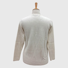 WOMEN'S R NECK CARDIGAN