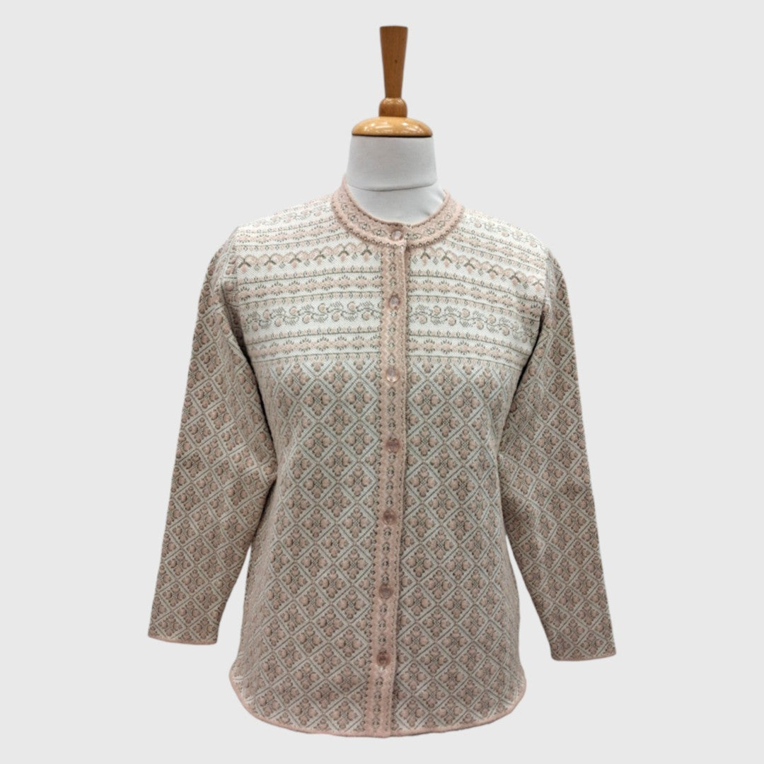 WOMEN'S R NECK CARDIGAN