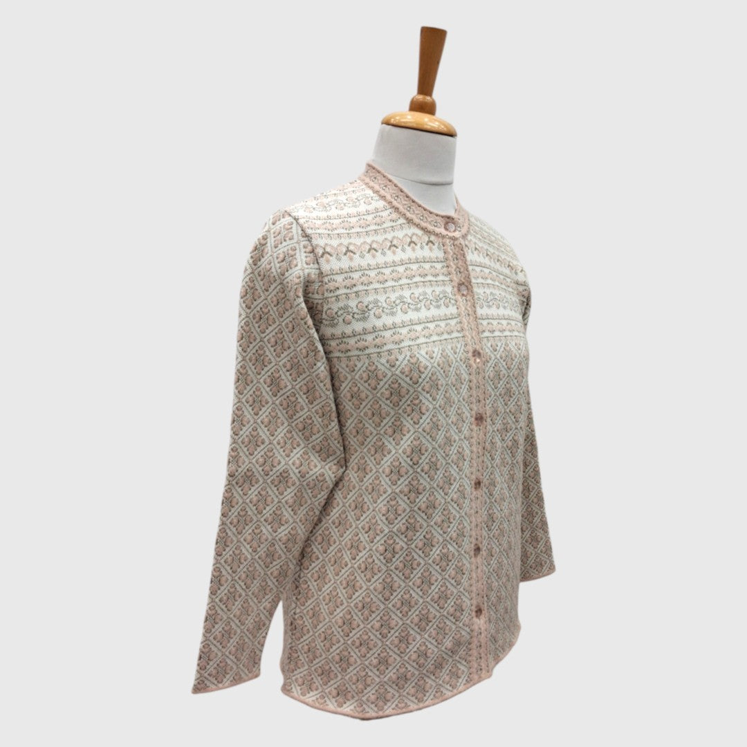 WOMEN'S R NECK CARDIGAN