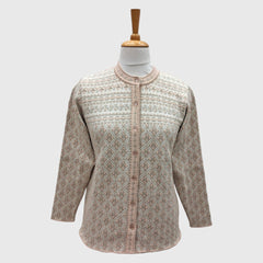 WOMEN'S R NECK CARDIGAN