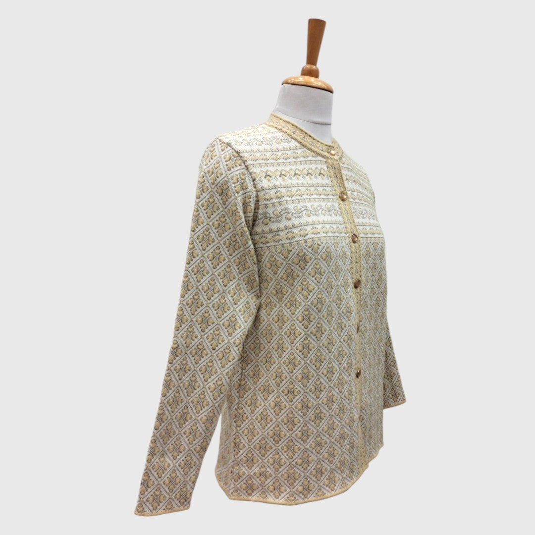 WOMEN'S R NECK CARDIGAN