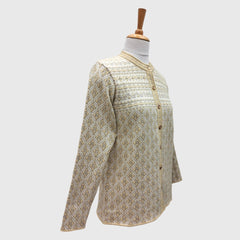 WOMEN'S R NECK CARDIGAN