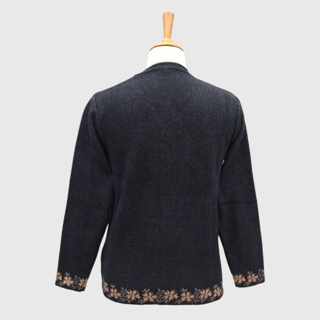WOMEN'S R NECK CARDIGAN