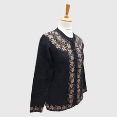 WOMEN'S R NECK CARDIGAN