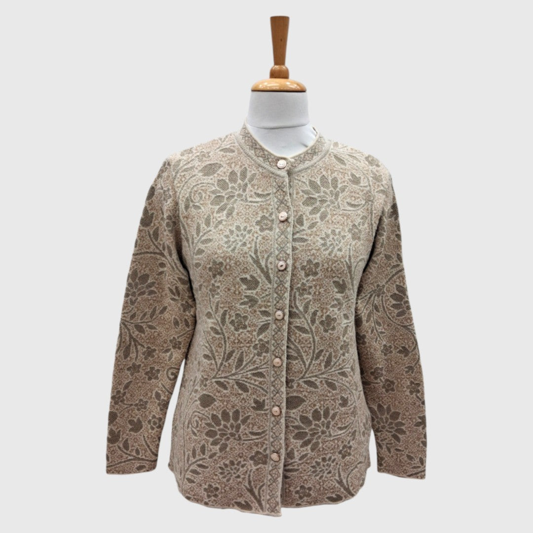 WOMEN'S R NECK CARDIGAN