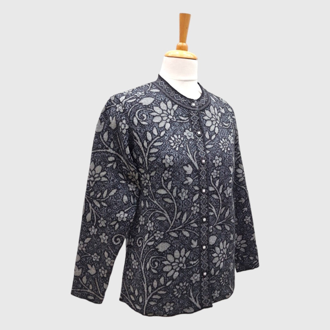 WOMEN'S R NECK CARDIGAN
