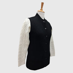 WOMEN'S SLEEVELESS CARDIGAN