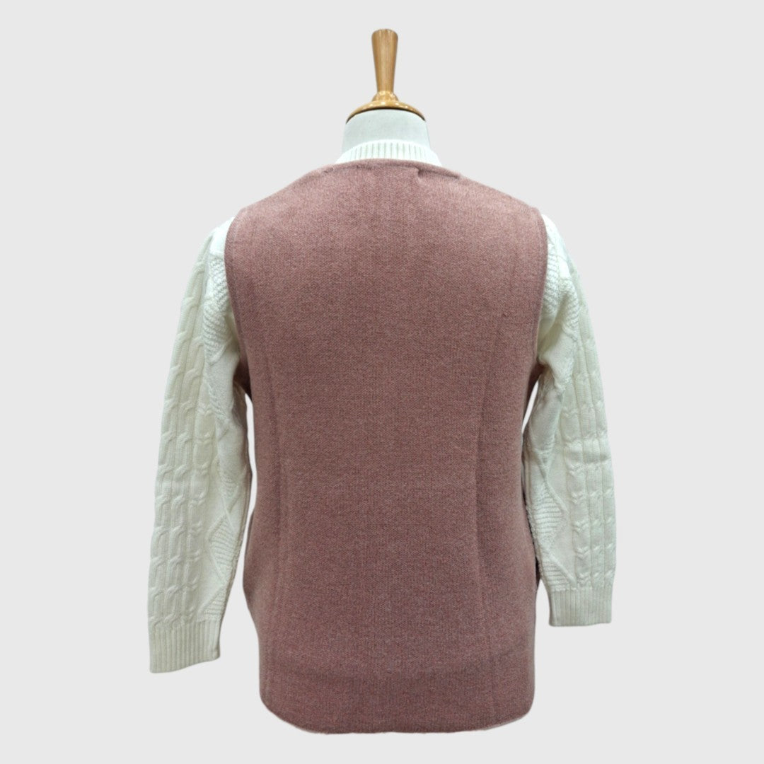 WOMEN'S SLEEVELESS CARDIGAN