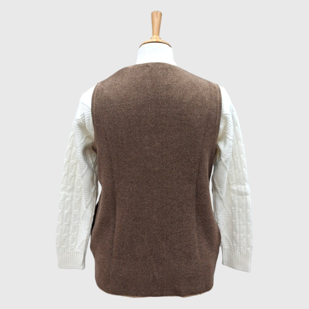 WOMEN'S SLEEVELESS CARDIGAN