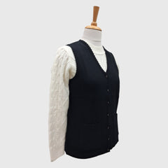 WOMEN'S SLEEVELESS CARDIGAN