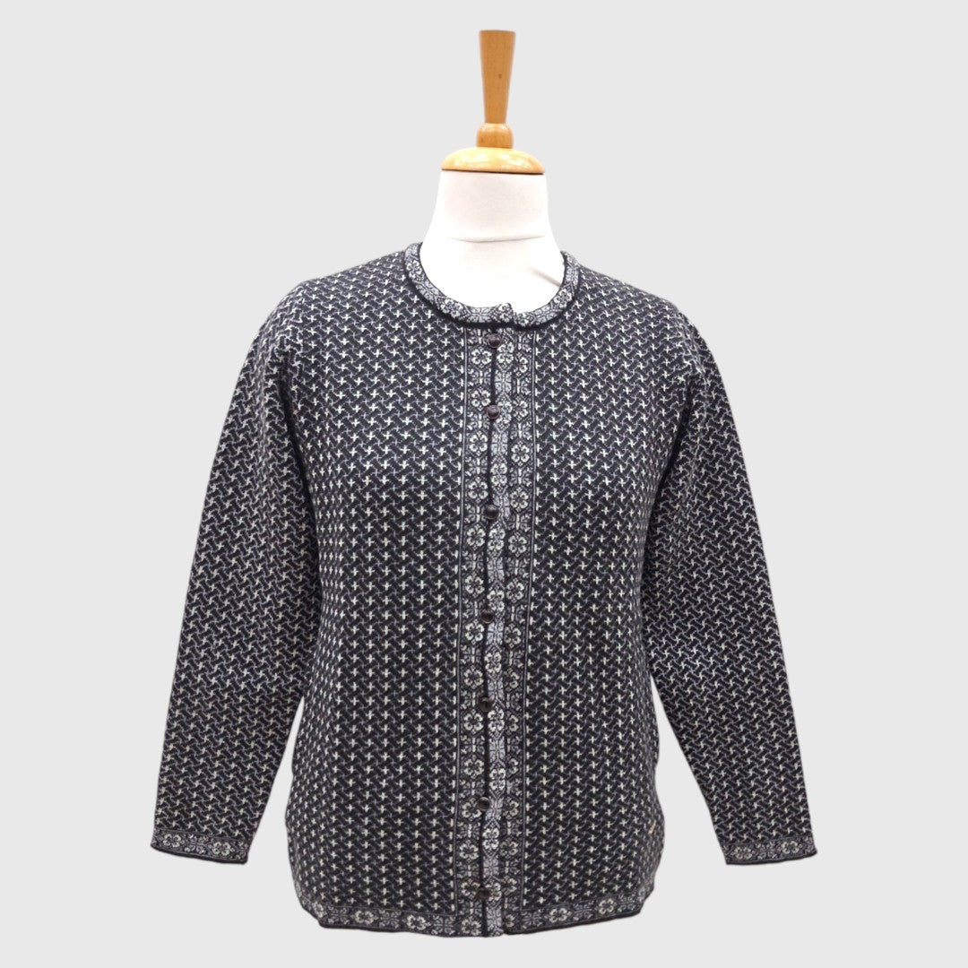 WOMEN'S R NECK CARDIGAN