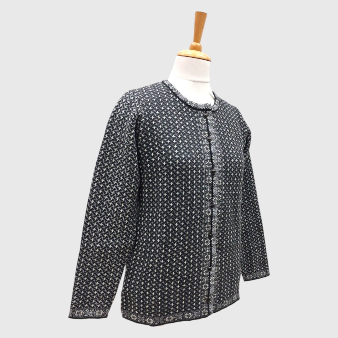 WOMEN'S R NECK CARDIGAN