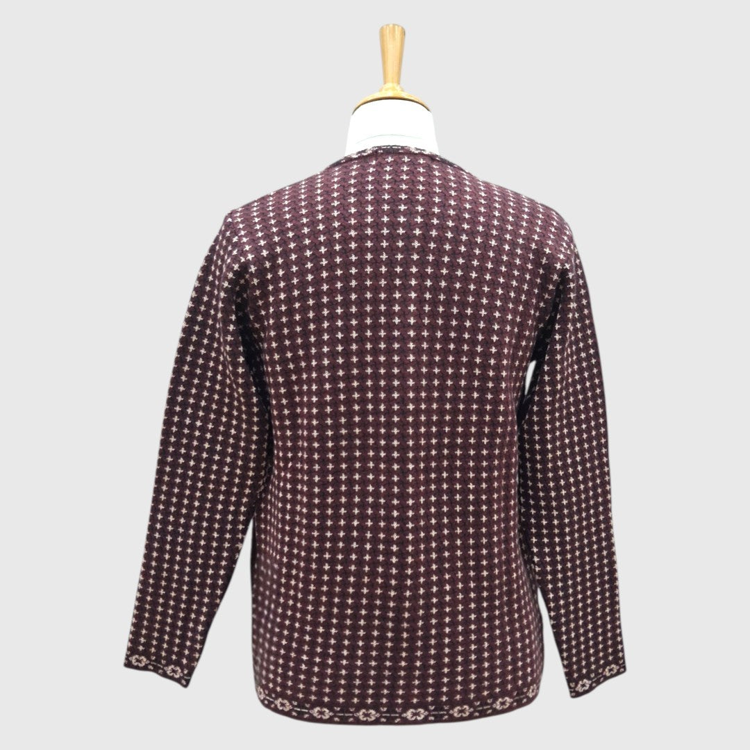 WOMEN'S R NECK CARDIGAN