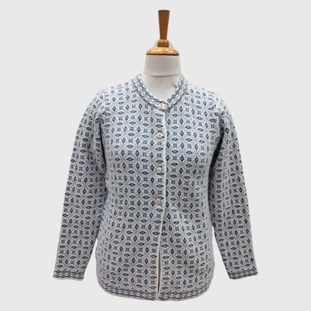 WOMEN'S R NECK CARDIGAN