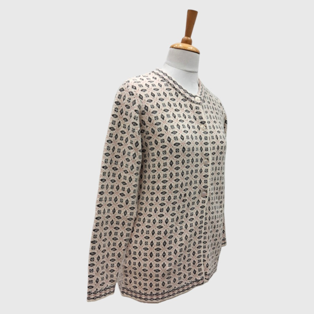 WOMEN'S R NECK CARDIGAN