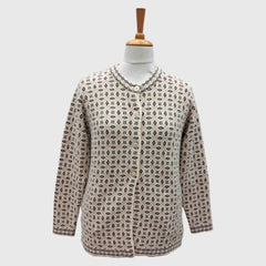 WOMEN'S R NECK CARDIGAN