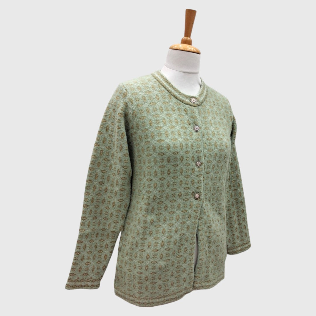 WOMEN'S R NECK CARDIGAN