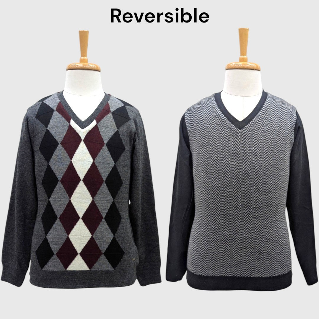 MEN'S V NECK SWEATER