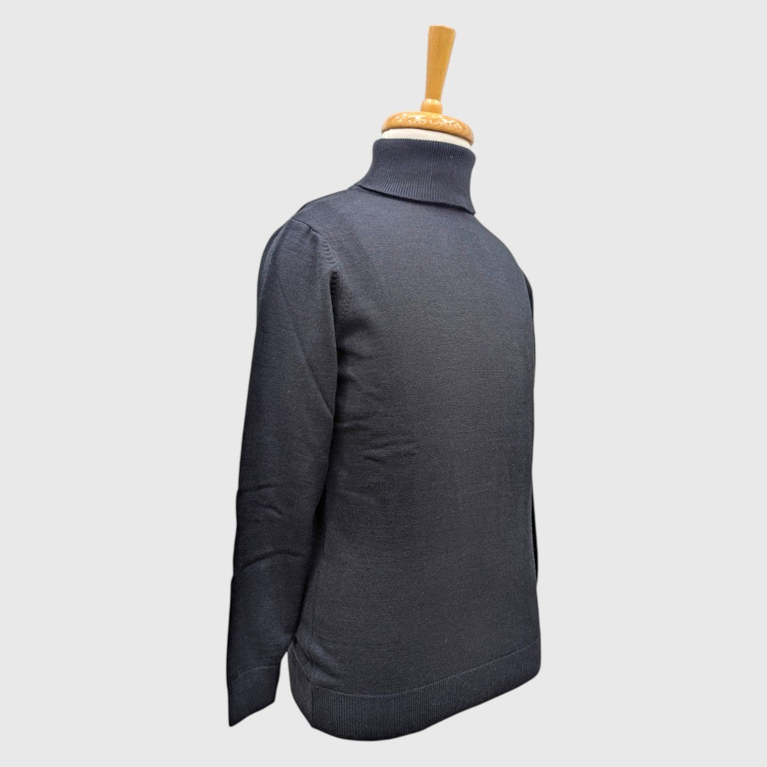 MEN'S POLO NECK SWEATER