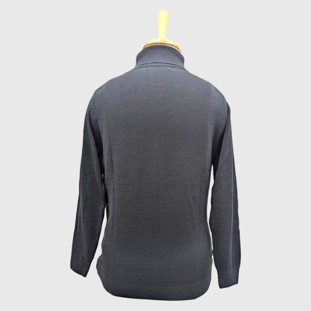 MEN'S POLO NECK SWEATER