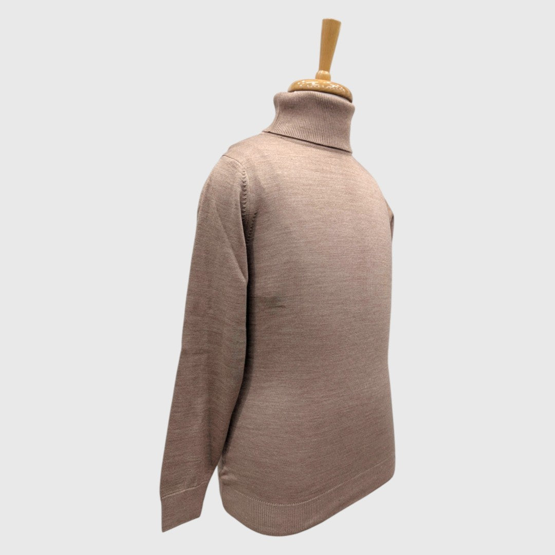 MEN'S POLO NECK SWEATER