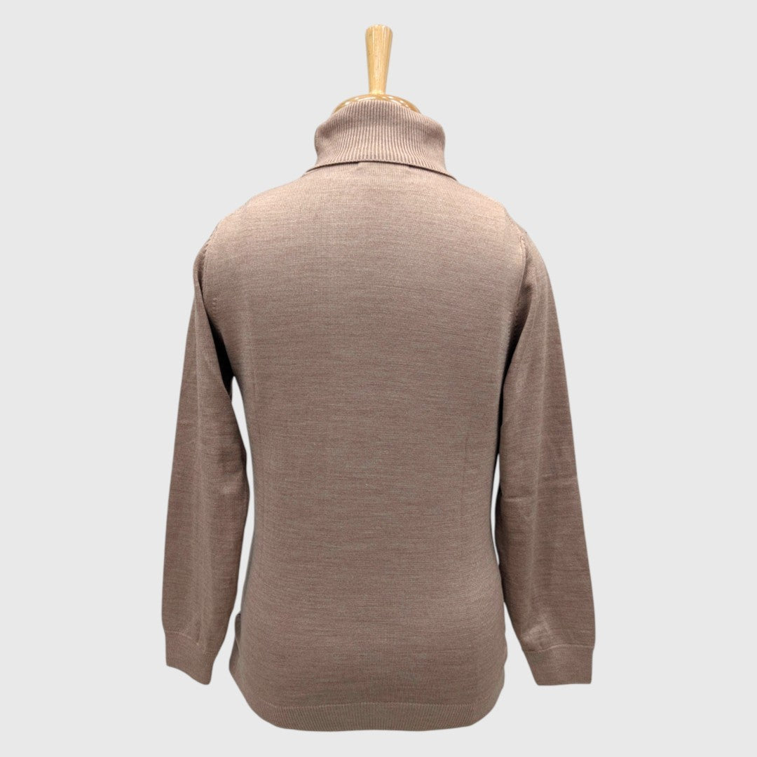 MEN'S POLO NECK SWEATER