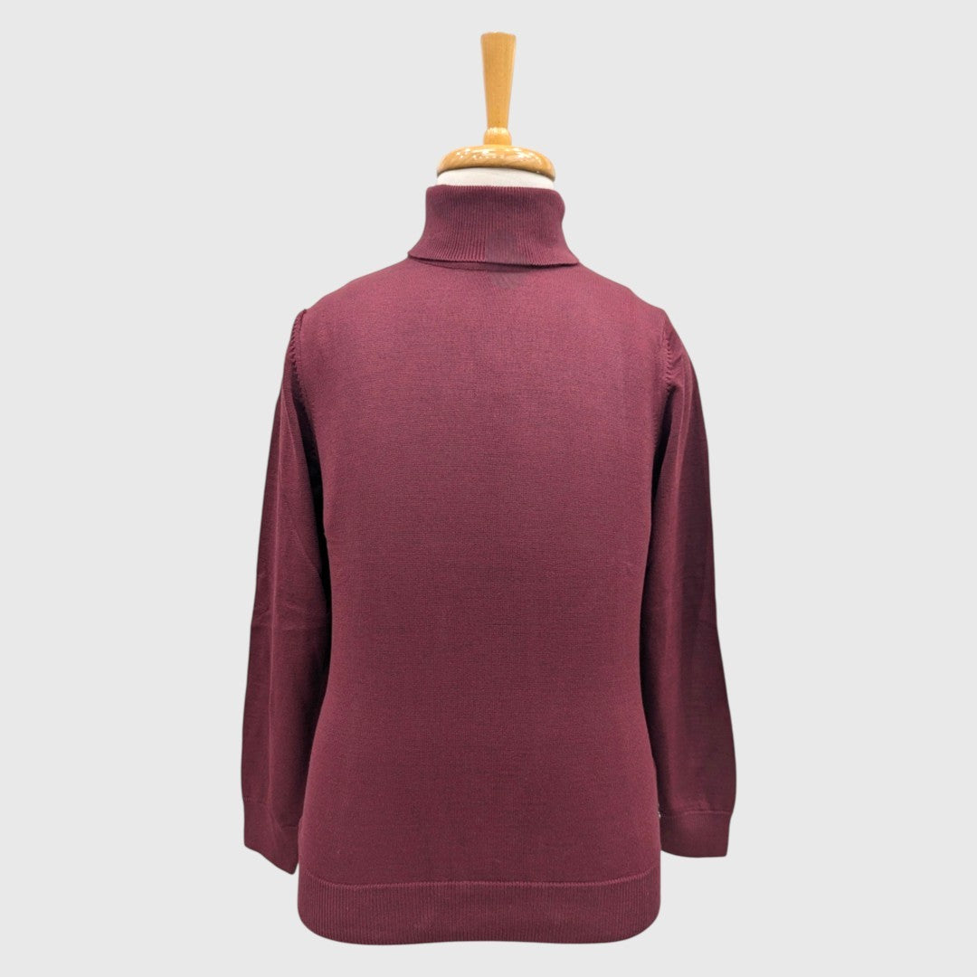 MEN'S POLO NECK SWEATER