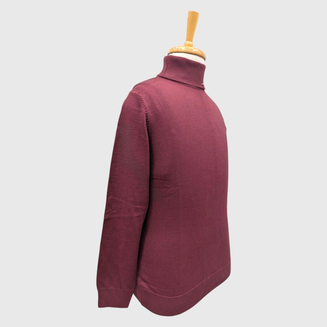 MEN'S POLO NECK SWEATER