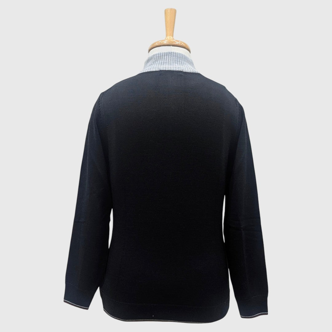 MEN'S HALF ZIP SWEATER
