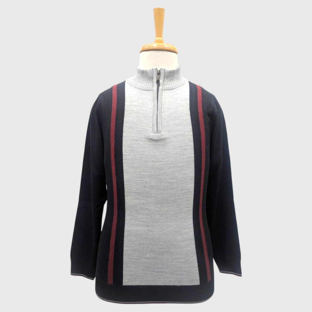 MEN'S HALF ZIP SWEATER