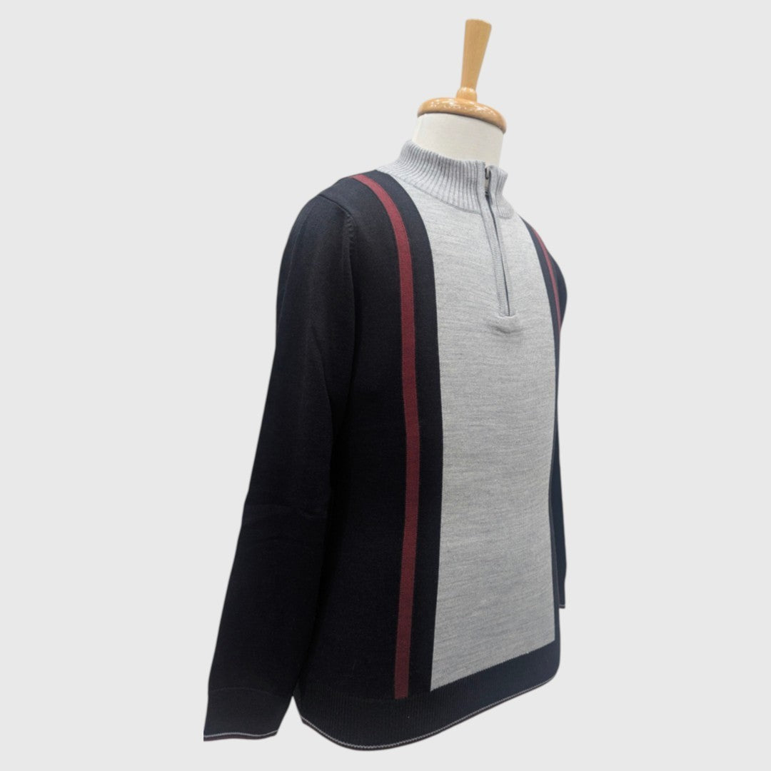 MEN'S HALF ZIP SWEATER
