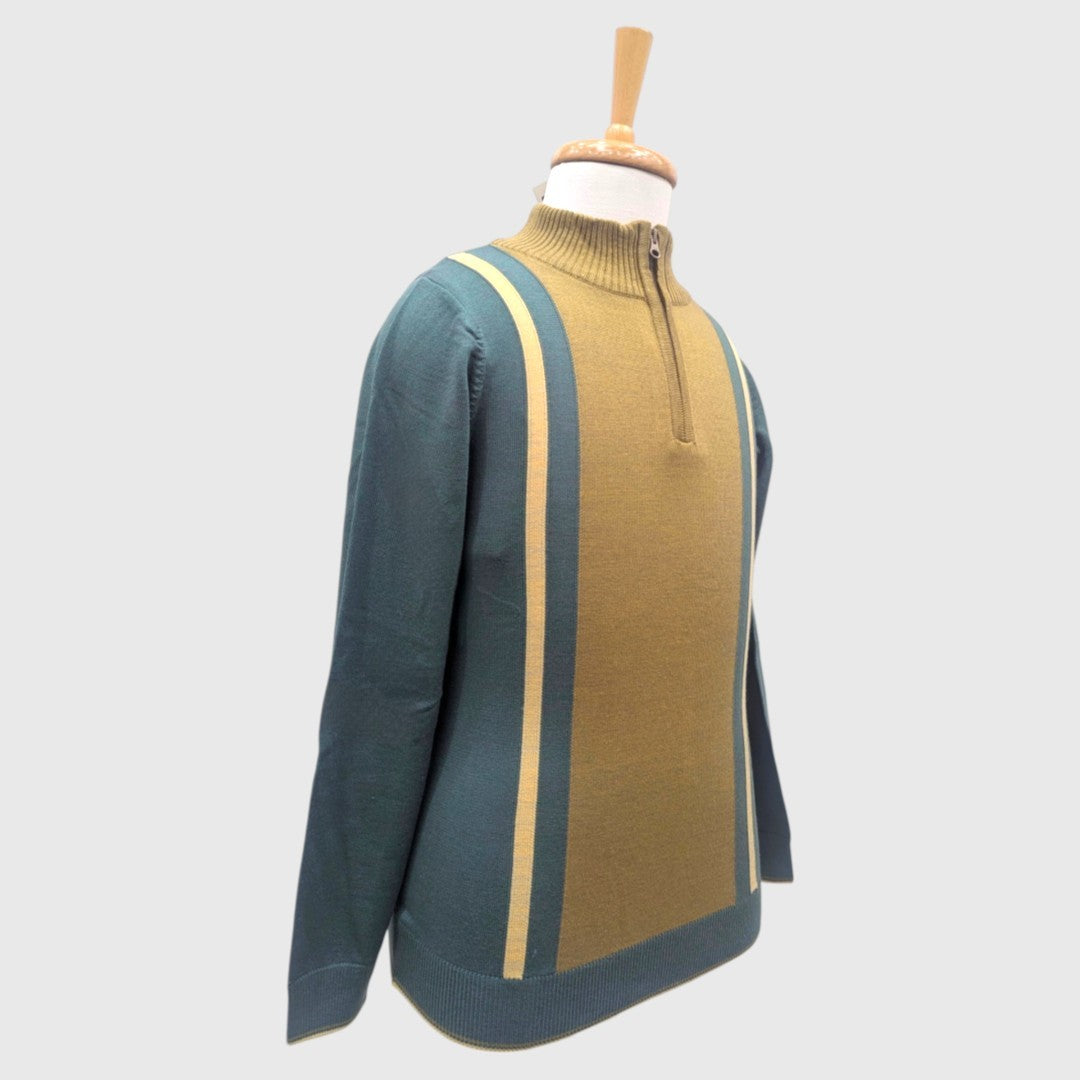 MEN'S HALF ZIP SWEATER