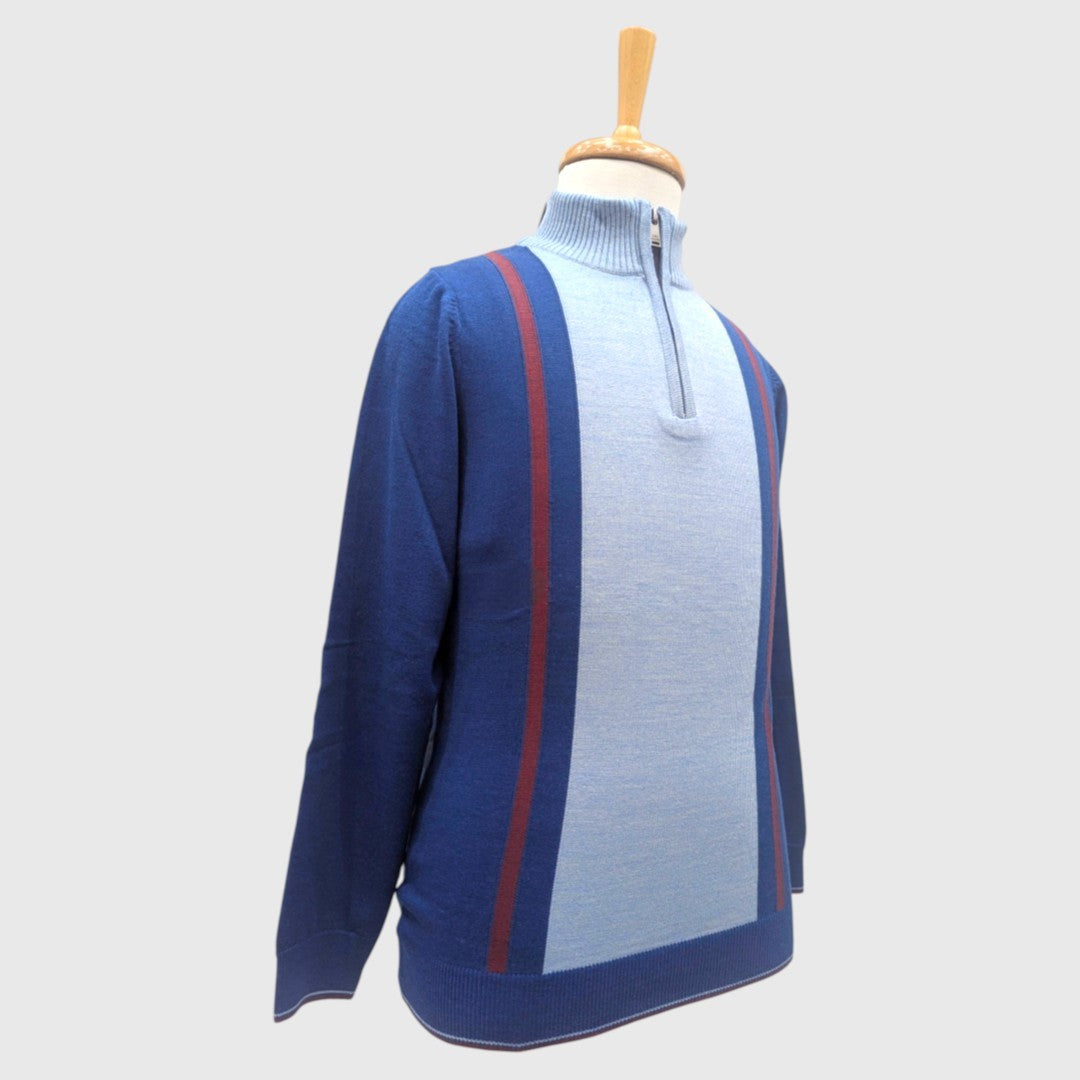 MEN'S HALF ZIP SWEATER